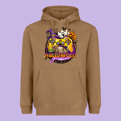 Halloween Gamer Heavyweight Hoodie Designed By Cowgirlartshop