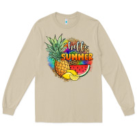 Mushroom hello summer pineapple Long Sleeve Tee - JahusDesignShop
