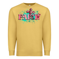 Antique Gold faith breast cancer Premium Sweatshirt - CowGirlArtShop