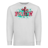 Dove Grey faith breast cancer Premium Sweatshirt - CowGirlArtShop