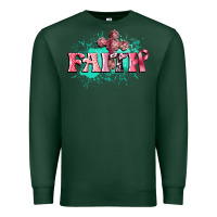 Sports Green faith breast cancer Premium Sweatshirt - CowGirlArtShop