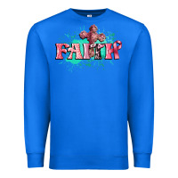 True Royal faith breast cancer Premium Sweatshirt - CowGirlArtShop
