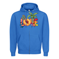 Love Peach Summer Zipper Hoodie | Teevron