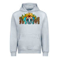 Heather Grey football mom Urban Hoodie - BundleAndBundleShop