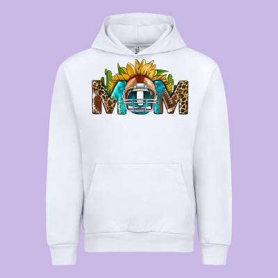 Football Mom Urban Hoodie Designed By Bundleandbundleshop