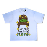 Grape Ice one lucky mama Urban Heavy Tee - MaliasSmallBusiness