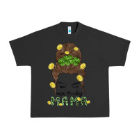 Pigment Black one lucky mama Urban Heavy Tee - MaliasSmallBusiness