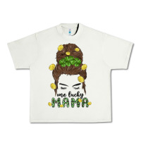 Pistachio one lucky mama Urban Heavy Tee - MaliasSmallBusiness