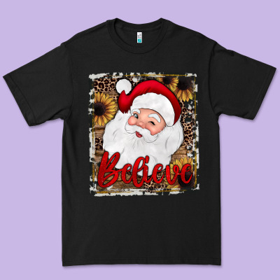 Believe Santa Premium Tee Designed By Jahusdesignshop