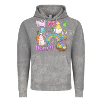 Cloud Rock easter hoppy bunny Vintage Hoodie - MaliasSmallBusiness
