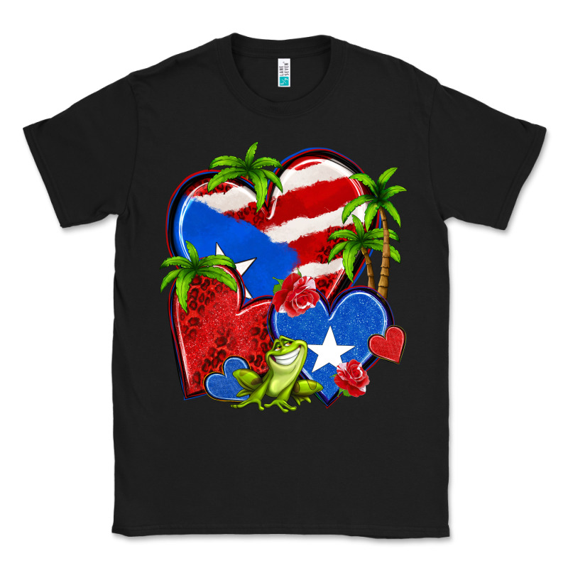 Puerto Rico Hearts Classic Tee by NancyCooperArtShop | Teevron