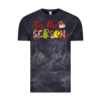 Cloud Black tis the season softball little debbie tree cakes Vintage Tee - JahusDesignShop