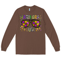 Chestnut Mardi gras dude Long Sleeve Tee - BundleAndBundleShop