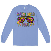 Colony Blue Mardi gras dude Long Sleeve Tee - BundleAndBundleShop