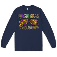 Navy Mardi gras dude Long Sleeve Tee - BundleAndBundleShop