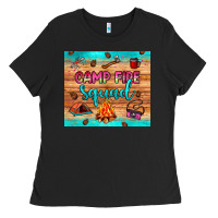 Black camp fire squad Ladies Tee - JahusDesignShop