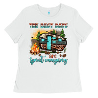 White the best days are spent camping Ladies Tee - JahusDesignShop