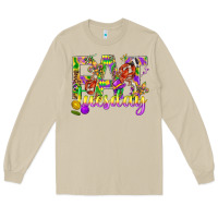 Mushroom Mardi Gras fat tuesday Long Sleeve Tee - BundleAndBundleShop