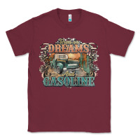 Burgundy runs on dreams and gasoline truck western Classic Tee - NancyCooperArtShop