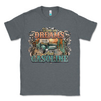 Charcoal Heather runs on dreams and gasoline truck western Classic Tee - NancyCooperArtShop