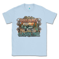 Dusty Blue runs on dreams and gasoline truck western Classic Tee - NancyCooperArtShop