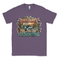 Lavender runs on dreams and gasoline truck western Classic Tee - NancyCooperArtShop