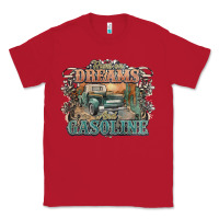 Red runs on dreams and gasoline truck western Classic Tee - NancyCooperArtShop