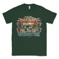 Sports Green runs on dreams and gasoline truck western Classic Tee - NancyCooperArtShop