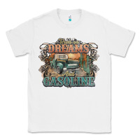 White runs on dreams and gasoline truck western Classic Tee - NancyCooperArtShop