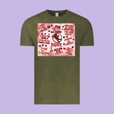 Funny Valentine's Day Vintage Tee Designed By Maliassmallbusiness