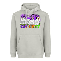 Moon Dust cat sheet ghost cats halloween Heavyweight Hoodie - CowGirlArtShop
