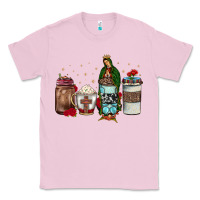 Bubblegum Pink our lady of guadalupe coffee Classic Tee - JahusDesignShop