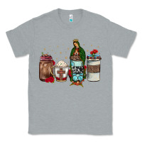 Heather Grey our lady of guadalupe coffee Classic Tee - JahusDesignShop