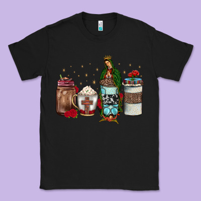 Our Lady Of Guadalupe Coffee Classic Tee Designed By Jahusdesignshop