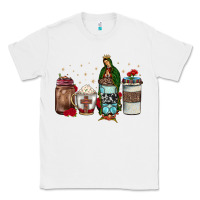 White our lady of guadalupe coffee Classic Tee - JahusDesignShop