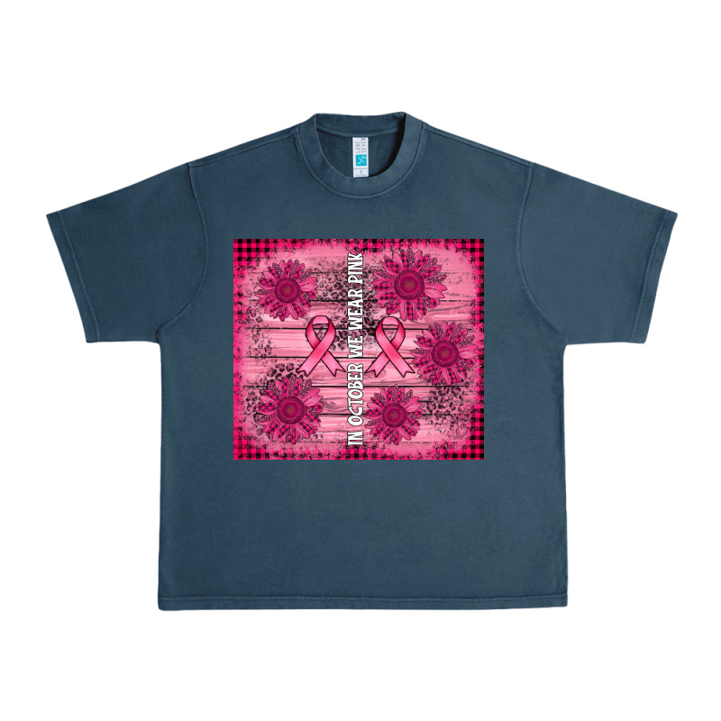 In October We Wear Pink Urban Heavy Tee by AdoDesignShop | Teevron