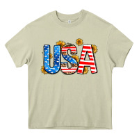 Mossy usa sunflower Heavy Core Tee - AdoDesignShop