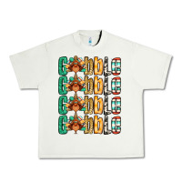 Pistachio Gobble till you wobble Thanksgiving turkey Urban Heavy Tee - NancyCooperArtShop
