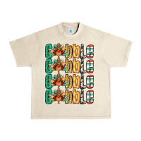 Sandshell Gobble till you wobble Thanksgiving turkey Urban Heavy Tee - NancyCooperArtShop