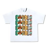 White Gobble till you wobble Thanksgiving turkey Urban Heavy Tee - NancyCooperArtShop