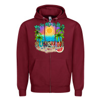 Burgundy My favorite color is sunshine Zipper Hoodie - NancyCooperArtShop