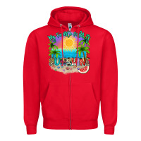 Red My favorite color is sunshine Zipper Hoodie - NancyCooperArtShop