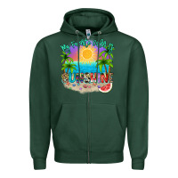 Sports Green My favorite color is sunshine Zipper Hoodie - NancyCooperArtShop