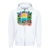 White My favorite color is sunshine Zipper Hoodie - NancyCooperArtShop