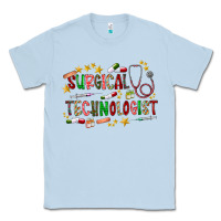 Dusty Blue Surgical Technologist Classic Tee - CowhideDigitalArt