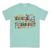Seafoam Surgical Technologist Classic Tee - CowhideDigitalArt