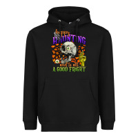 Black happy haunting and to all a good fright Heavyweight Hoodie - CowGirlArtShop