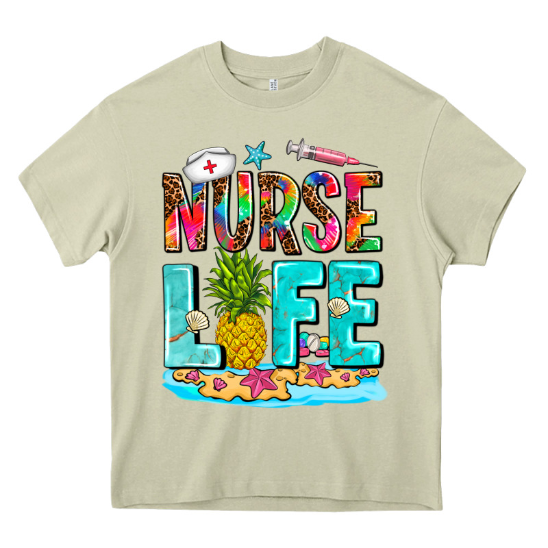 Nurse Life Summer Heavy Core Tee by AdoDesignShop | Teevron