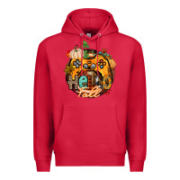 Cardinal hello fall gamer Premium Hoodie - CowGirlArtShop