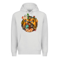 Dove Grey hello fall gamer Premium Hoodie - CowGirlArtShop
